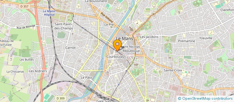 localisation de l'entreprise FINASOFT  LE MANS