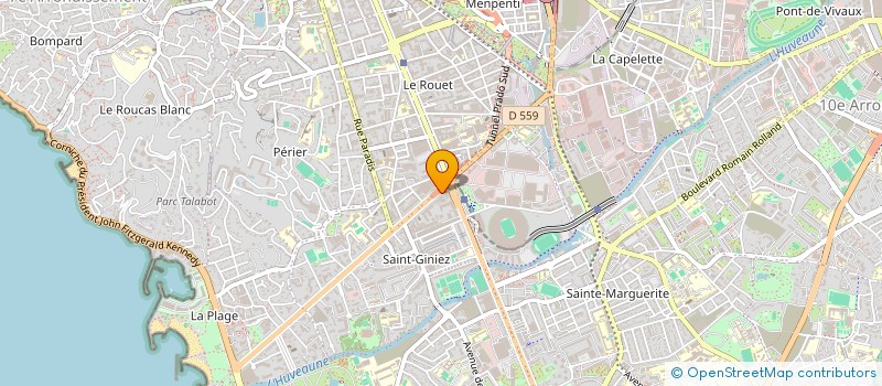 localisation de l'entreprise FINASSUR à MARSEILLE