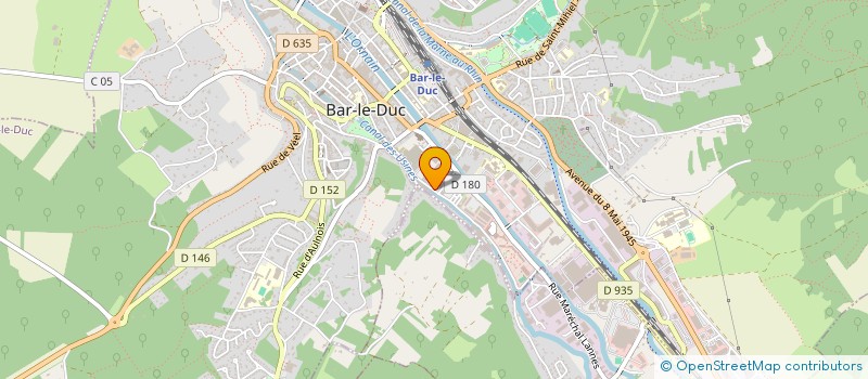 localisation de l'entreprise FINATEC à BAR-LE-DUC