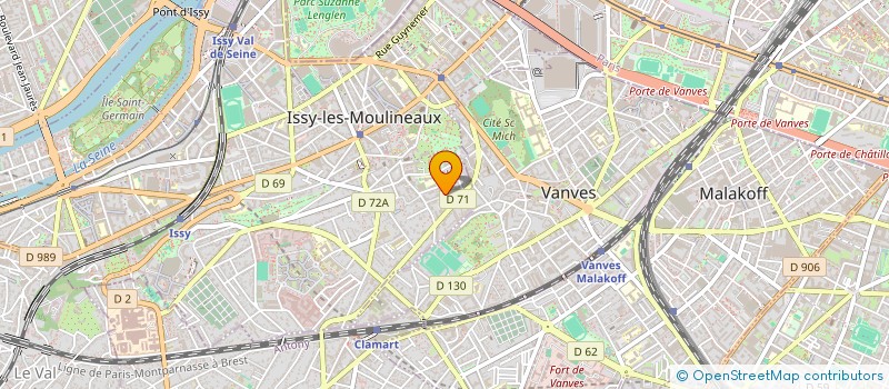 localisation de l'entreprise FINATOME à ISSY-LES-MOULINEAUX