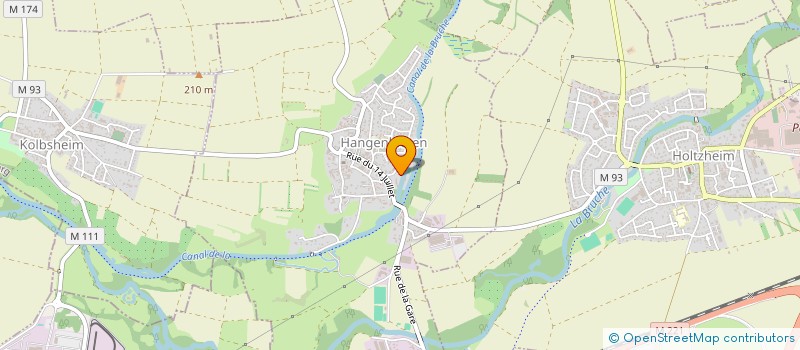 localisation de l'entreprise FINATRANS  HANGENBIETEN