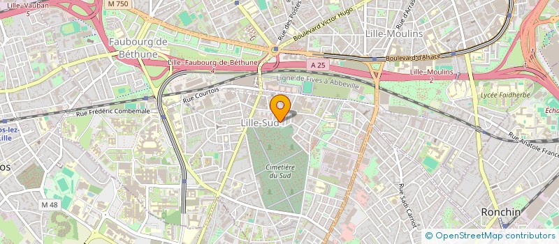 localisation de l'entreprise FINAUDIT à LILLE