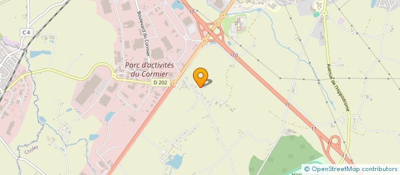 localisation de l'entreprise FINAUTO à CHOLET
