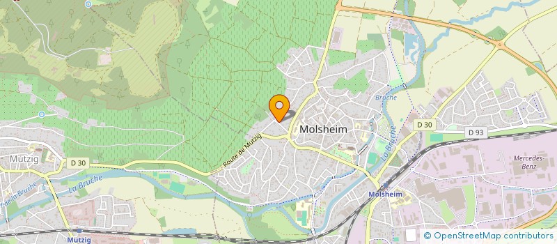 localisation de l'entreprise FINAXIM GRAND EST  MOLSHEIM