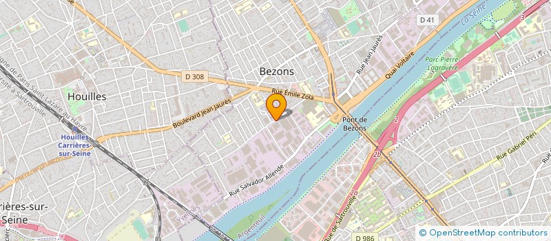 localisation de l'entreprise FINAXIOME DEVELOPPEMENT à BEZONS