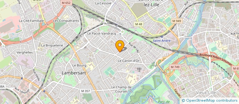 localisation de l'entreprise FINAXIS à LAMBERSART