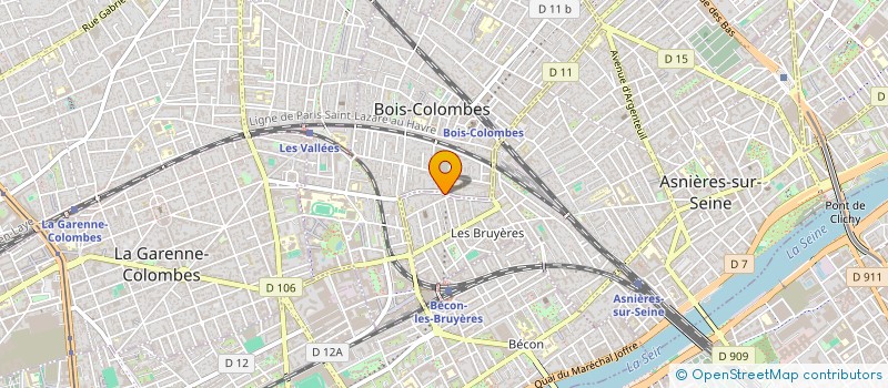 localisation de l'entreprise FINAXIUM  ASNIERES-SUR-SEINE