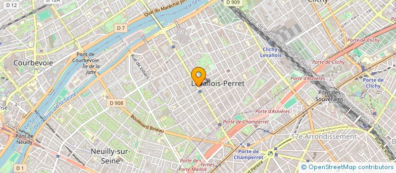 localisation de l'entreprise FINAXY DIGITAL ET TECHNOLOGIE à LEVALLOIS-PERRET