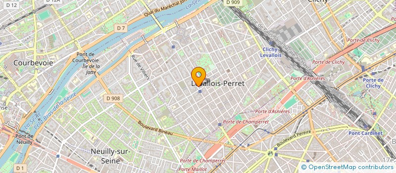 localisation de l'entreprise FINAXY SANTE ANIMALE à LEVALLOIS-PERRET