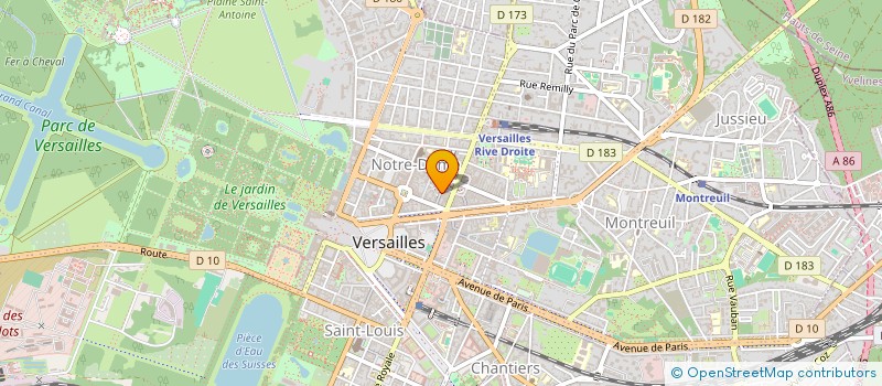 localisation de l'entreprise FINCA  VERSAILLES