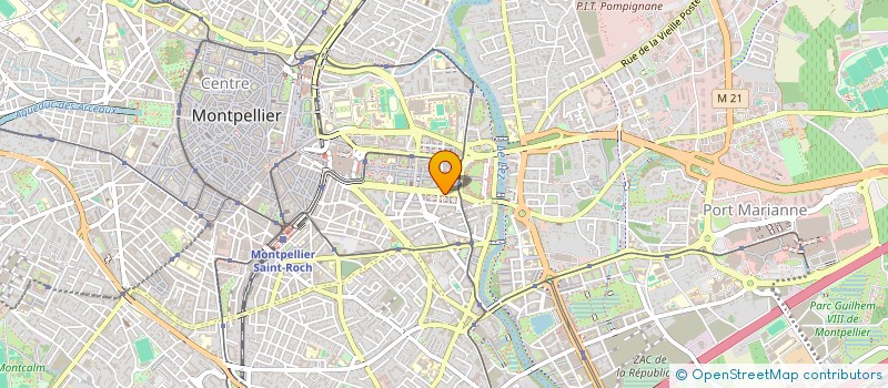 localisation de l'entreprise FINCAIUS à MONTPELLIER