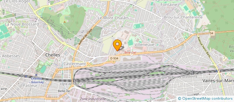 localisation de l'entreprise FINCARE DATA à CHELLES