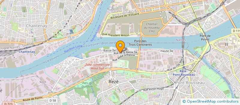localisation de l'entreprise FINCASA à REZE