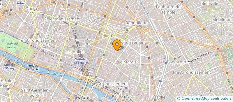 localisation de l'entreprise FINCH  PARIS