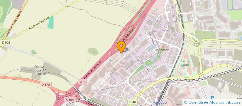 localisation de l'entreprise FINCHLEY  ROISSY-EN-FRANCE