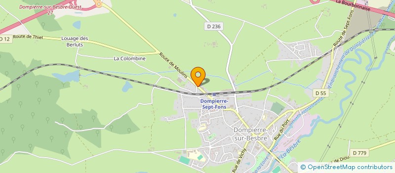 localisation de l'entreprise FINCK COVILLAULT BAYLE NOIRETERRE COVELIERS à DOMPIERRE-SUR-BESBRE