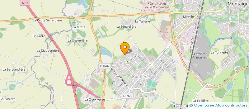 localisation de l'entreprise FINCO à MONTAIGU-VENDEE