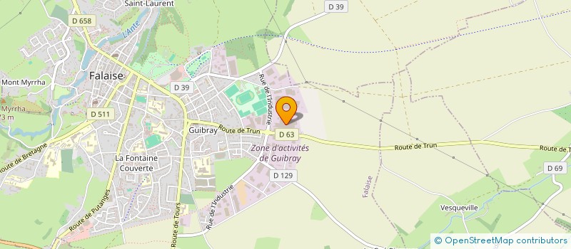 localisation de l'entreprise FINDECOS à FALAISE