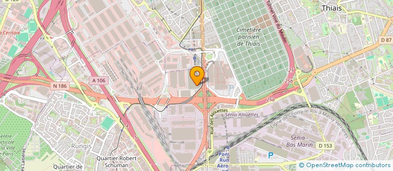 localisation de l'entreprise FINDEL à RUNGIS