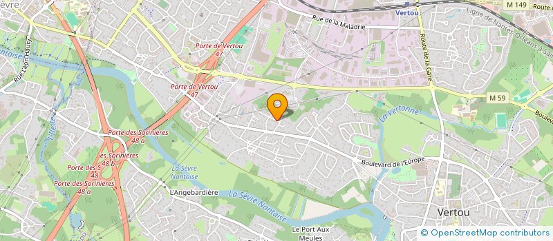 localisation de l'entreprise FINDEPHI à VERTOU