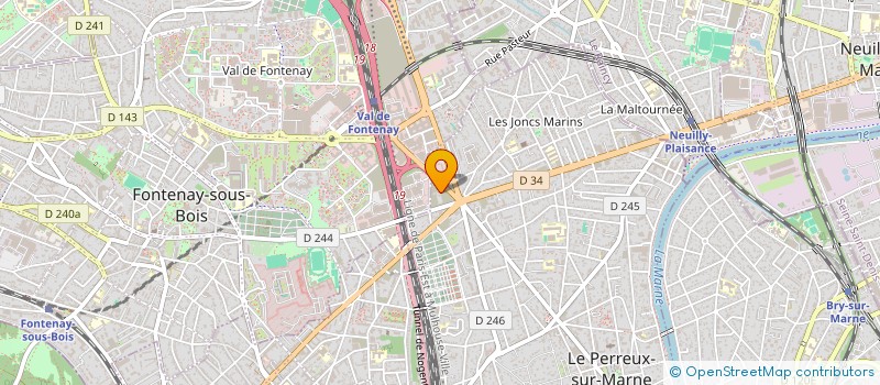 localisation de l'entreprise FINDEXT à LE PERREUX-SUR-MARNE