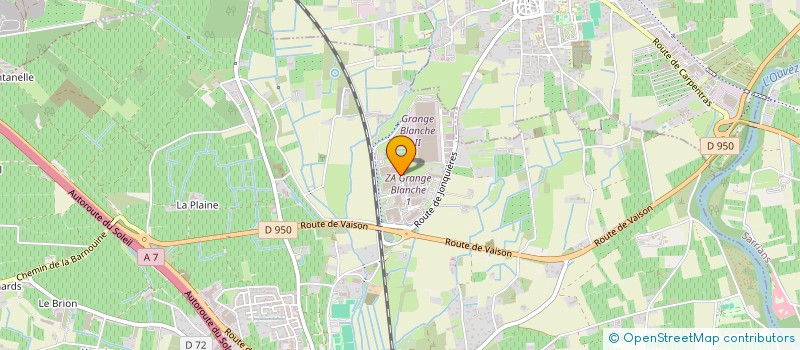 localisation de l'entreprise FINDI  COURTHEZON