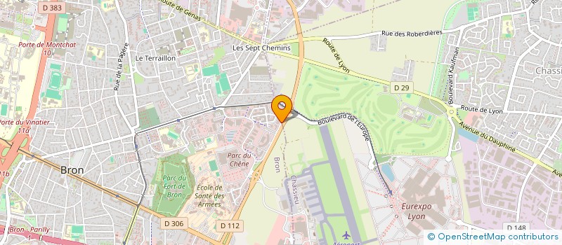 localisation de l'entreprise FINDIS SUD EST à BRON