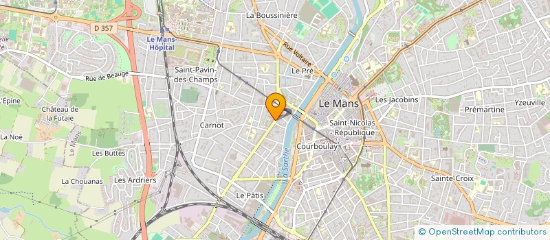 localisation de l'entreprise FINDMYROOM  LE MANS