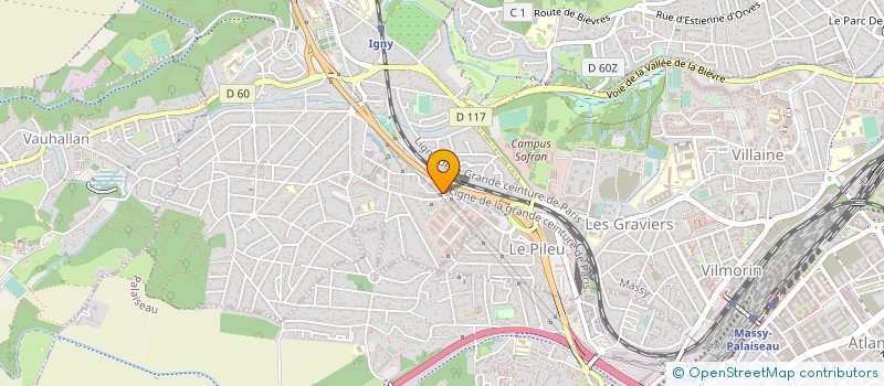 localisation de l'entreprise FINE ACTES RECOUVREMENT  VILLEBON-SUR-YVETTE