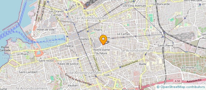 localisation de l'entreprise FINE BOUCHE à MARSEILLE 6EME