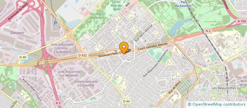 localisation de l'entreprise FINE BURGER à AULNAY-SOUS-BOIS