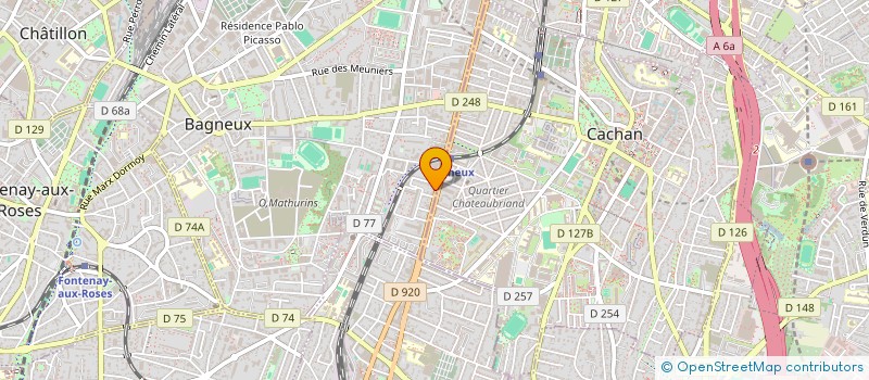 localisation de l'entreprise FINE DISTRIBUTION 94 à BAGNEUX
