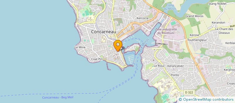 localisation de l'entreprise FINE FLEUR CONCARNEAU à CONCARNEAU