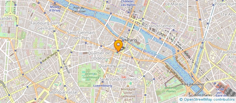 localisation de l'entreprise FINE FOOD CLUNY  PARIS