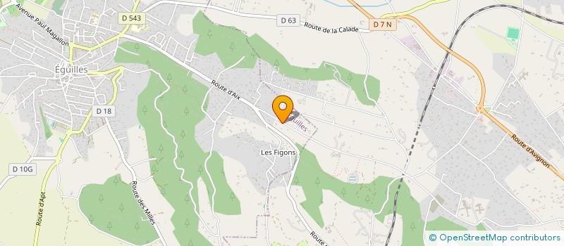 localisation de l'entreprise FINE IMMO à EGUILLES