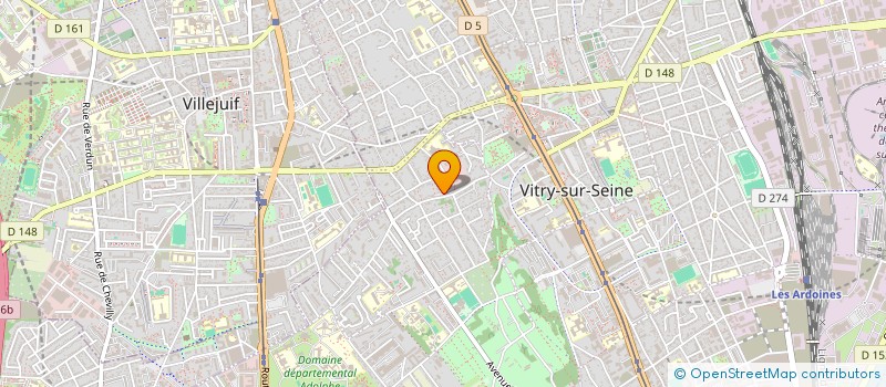 localisation de l'entreprise FINE RESOPHONIC SARL à VITRY-SUR-SEINE