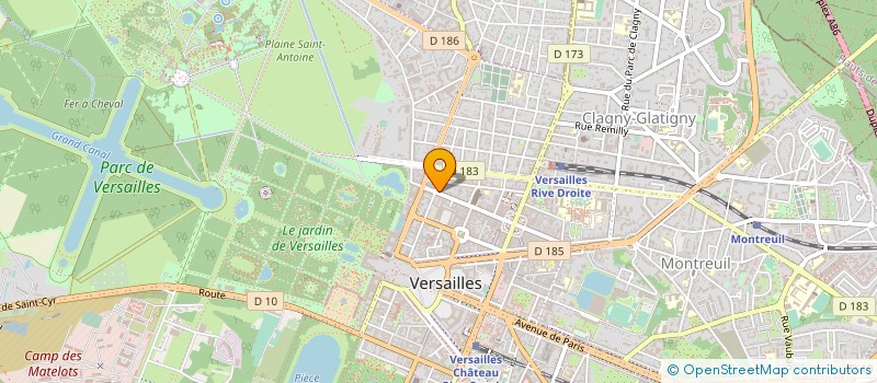 localisation de l'entreprise FINE'S CONSEIL IMMOBILIER SARL LCV à VERSAILLES