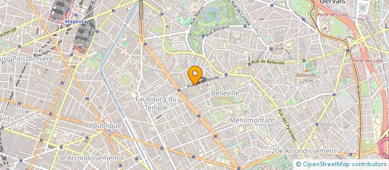 localisation de l'entreprise FINE SARL à PARIS