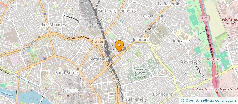 localisation de l'entreprise FINE - SOURIAC DE MARTIN DE VIVIES  TOULOUSE