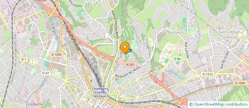 localisation de l'entreprise FINE-SPECT à CHAMBERY