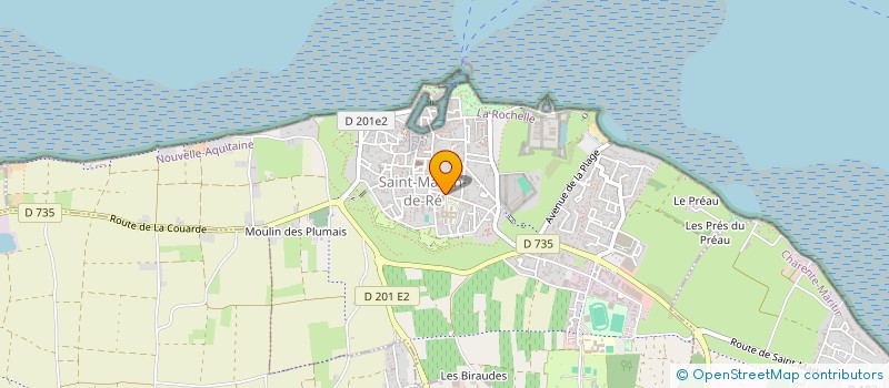 localisation de l'entreprise FINE & SPIRITS  SAINT-MARTIN-DE-RE