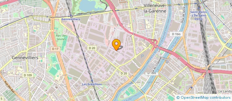 localisation de l'entreprise FINE SYSTEM  VILLENEUVE-LA-GARENNE