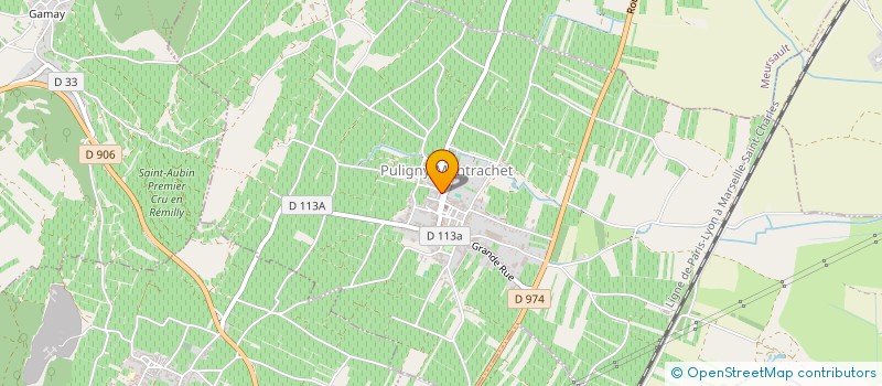 localisation de l'entreprise FINE WINE EXPERTS à PULIGNY-MONTRACHET