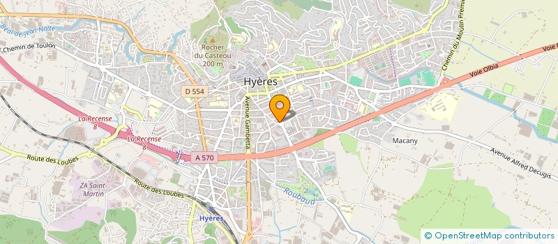 localisation de l'entreprise FINE-XPERTING  HYERES