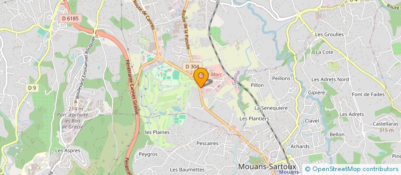 localisation de l'entreprise FINE YACHT PRODUCT  GRASSE