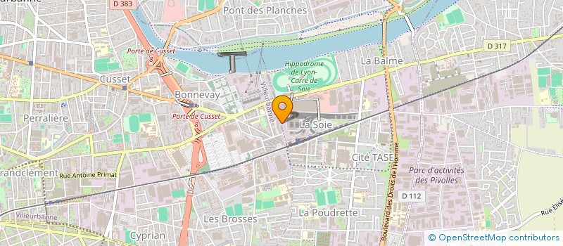 localisation de l'entreprise FINEAC  VAULX-EN-VELIN