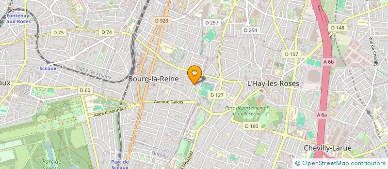 localisation de l'entreprise FINEAQ à BOURG-LA-REINE