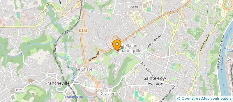 localisation de l'entreprise FINECOUR  SAINTE-FOY-LES-LYON