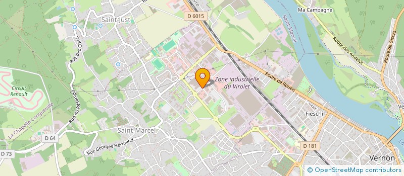 localisation de l'entreprise FINEDEN à SAINT-MARCEL