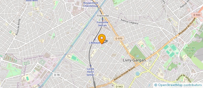 localisation de l'entreprise FINEN A 5 à LIVRY-GARGAN
